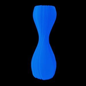 Modern Blue Sculptural Vase 0002